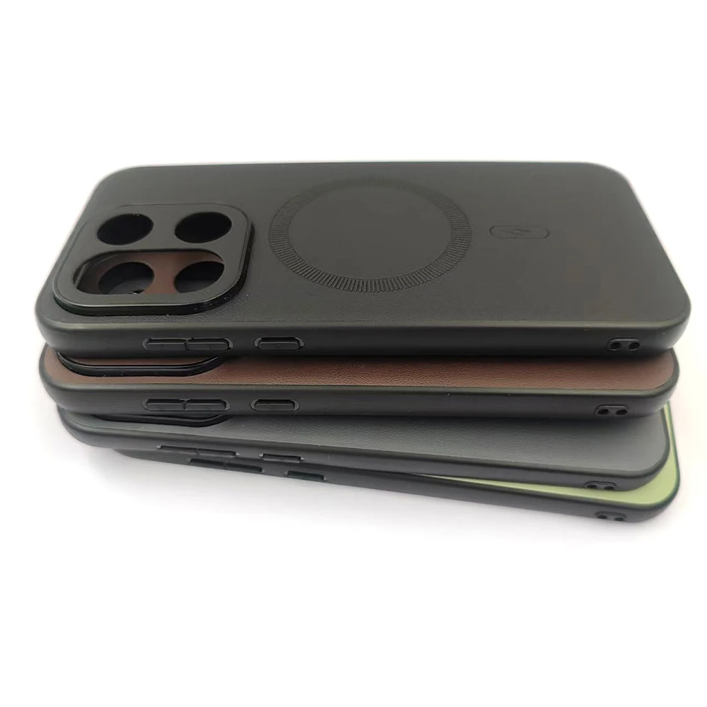 Luxury Magnetic Shockproof Wireless Charging TPU Bumper Case
