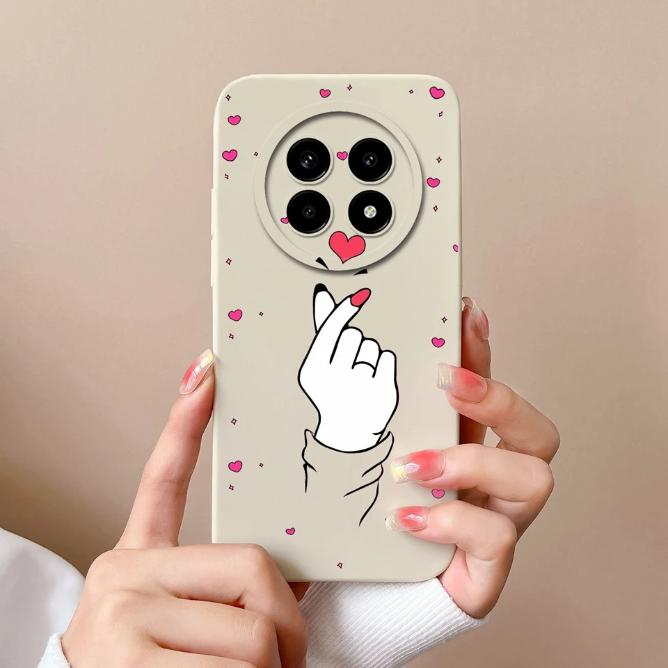 Love Heart Durable Non-Slip Protective Soft Back Cover