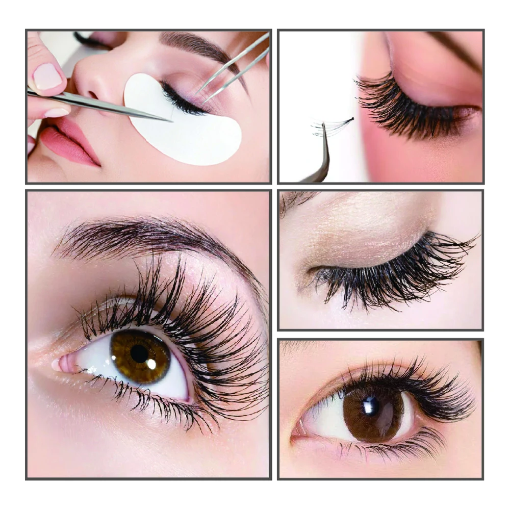50Pairs/Lots Eye Patches Eyelash Extension Under Eye Pads Makeup Eyelash Patches Tip Stickers Pads For Eyelash Extension Makeup