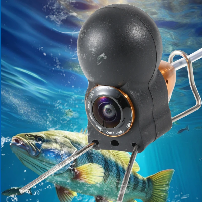 Premium Underwater Fishing Camera System-Waterproof HD Video Recorder with 360&deg; Night Vision for Deep Sea Exploration
