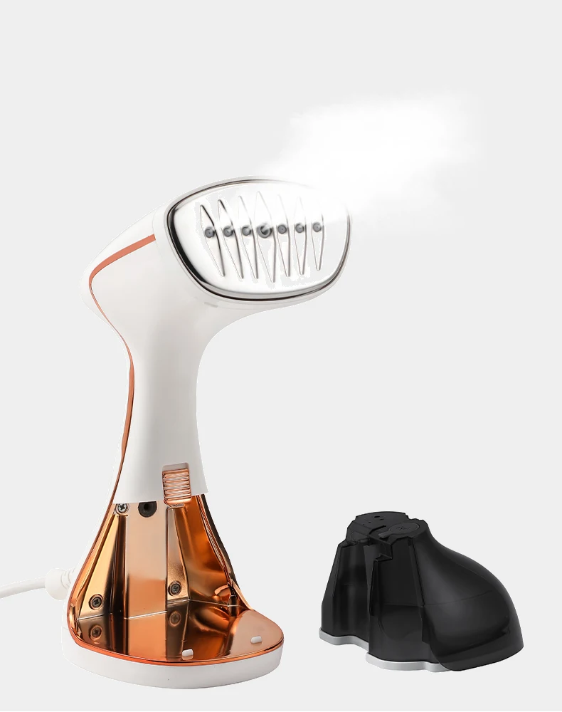 Homefish Mini Steam Iron: Touchscreen, Heatproof, Fast Wrinkle Removal - Alletron HOMEFISH 2025 Touchscreen Heatproof Handheld Hanging Steam Iron Mini Vertical Iron Brush in action