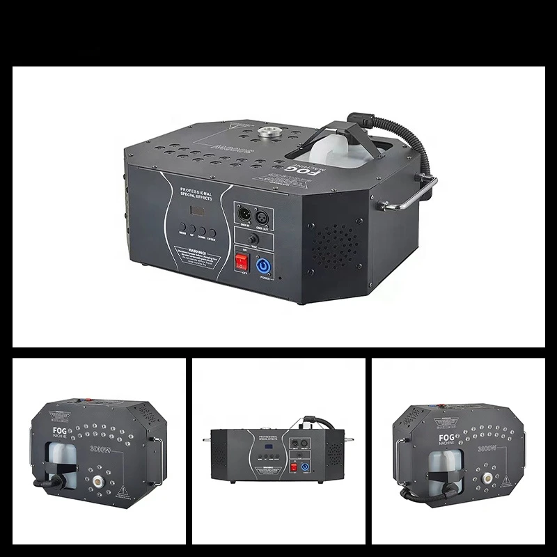 나이트 클럽용 리모컨 무대 연기 안개 기계, Dmx512, 3000W