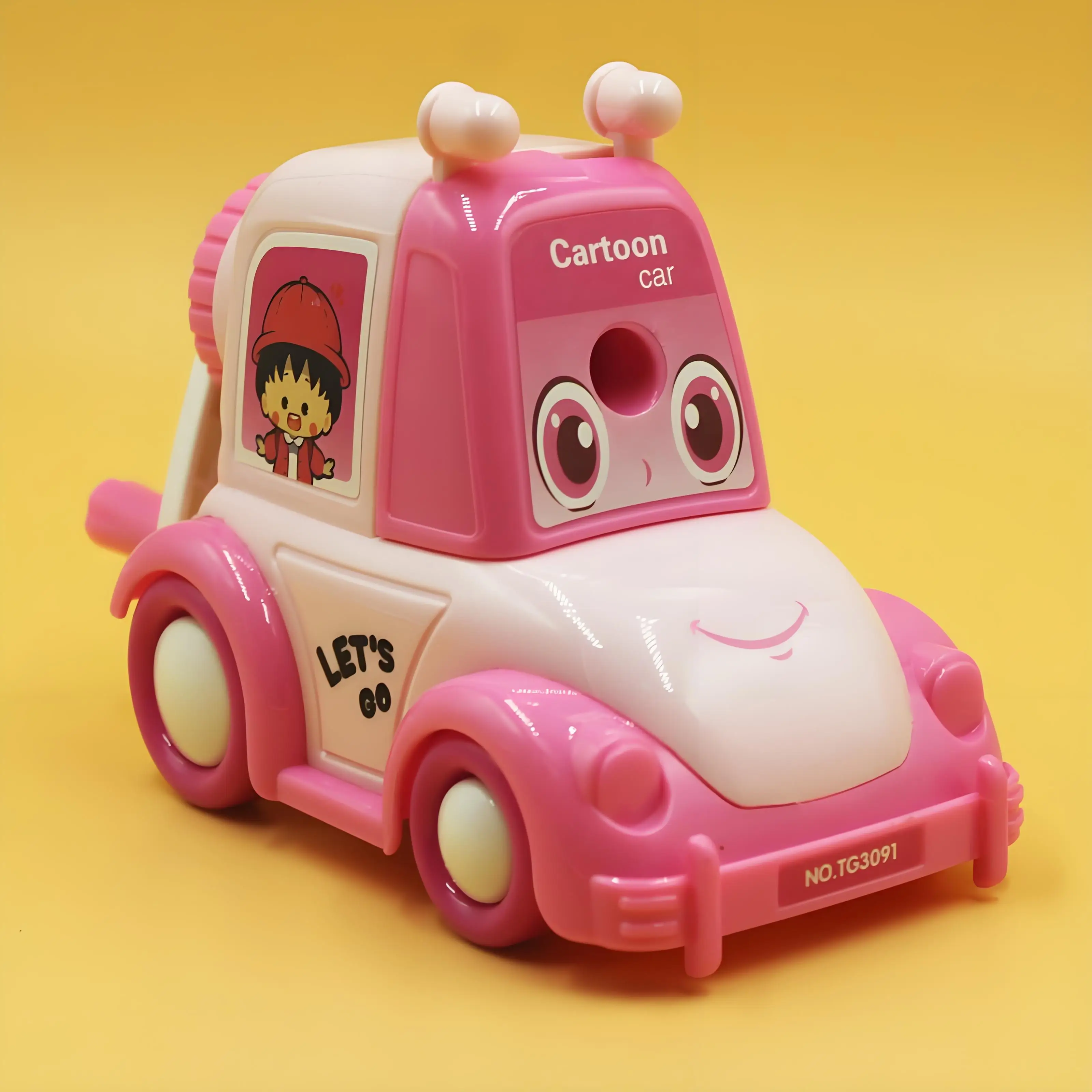 1/2/3 قطعة كارتون سيارة مبراة أقلام رصاص ميكانيكية...