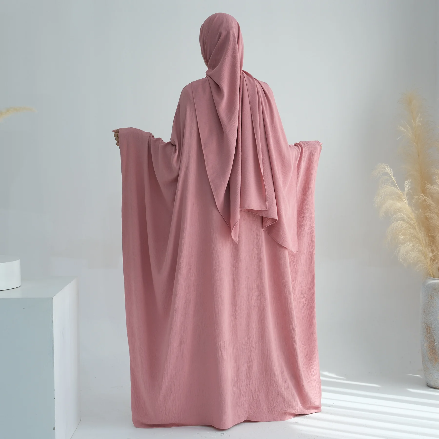 Ramadan Hijab Abaya Saudi Arabia Turkey Islam Muslim Dress Prayer Clothes African Dresses for Women Khimar Robe Femme Musulmane