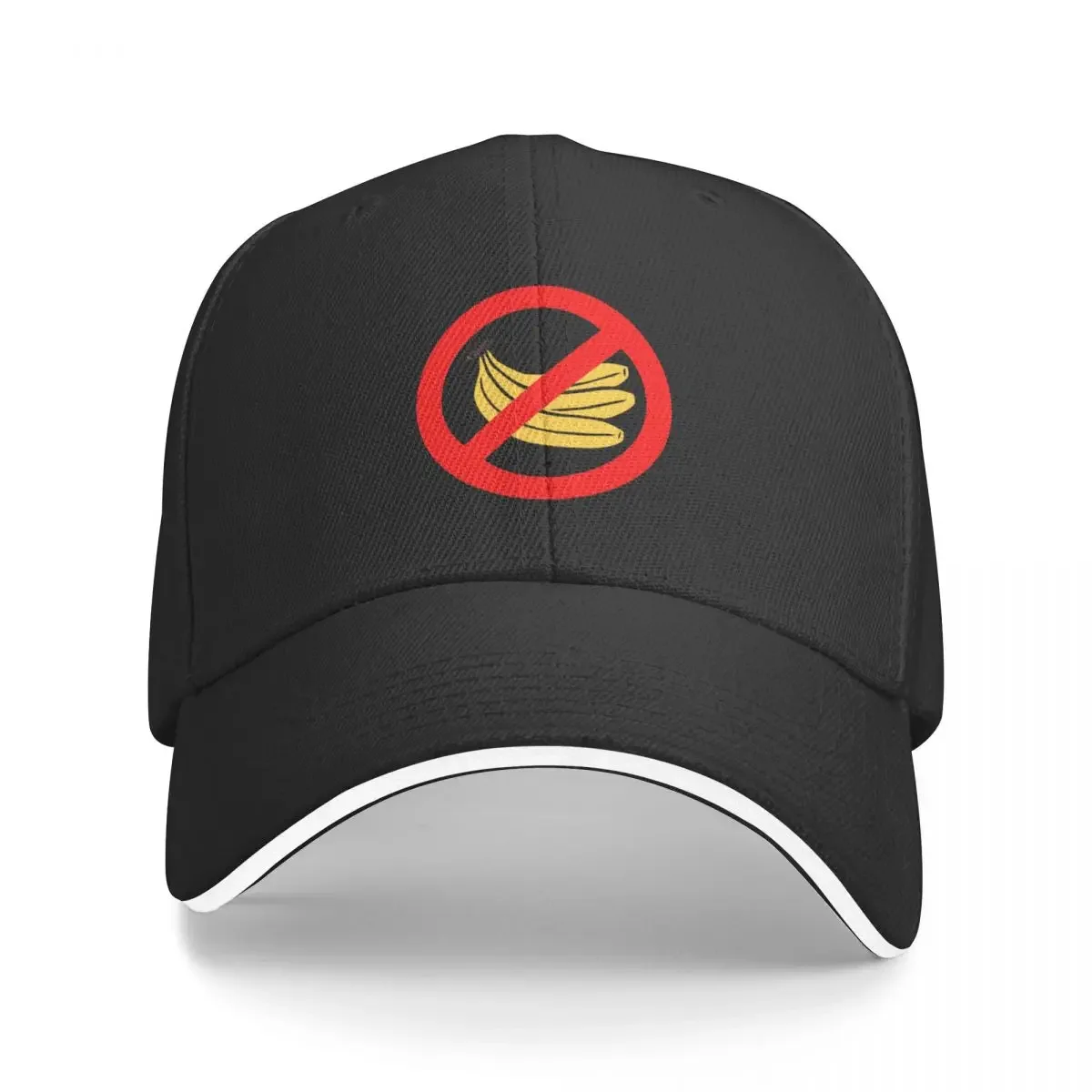 

No Bananas on Boat Banana Hater Fishermen Superstition Shirt Funny Baseball Cap Trucker Cap black Elegant Women's Hats Men's