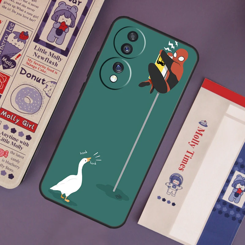 Adorable Cartoon Goose Protective Phone Case