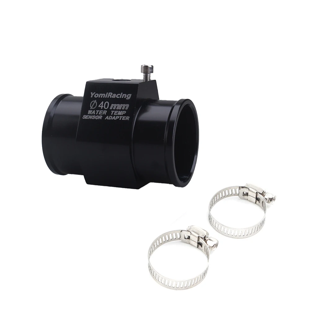 Water Temp Temperature Joint Pipe Sensor Gauge Radiator Hose Adapter Size 28/30/32/34/36/38/40mm 1Pc