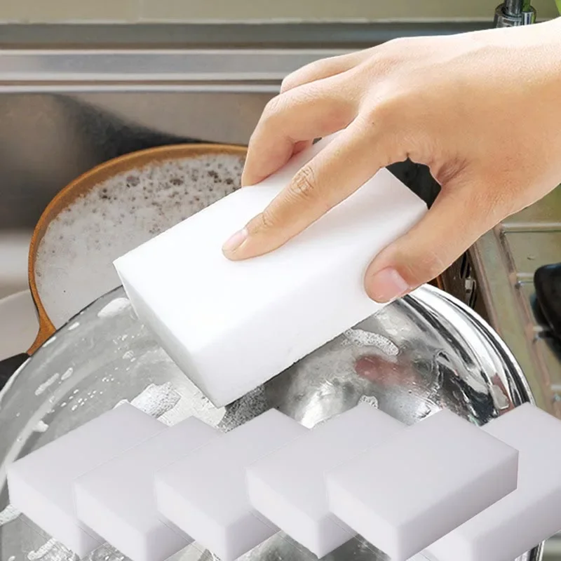 

Magic Sponge Eraser Oil Wiping Cleaning Sponge for Kitchen Bathroom Dishwashing Car Cleaner Brushes Kitchen Accessories