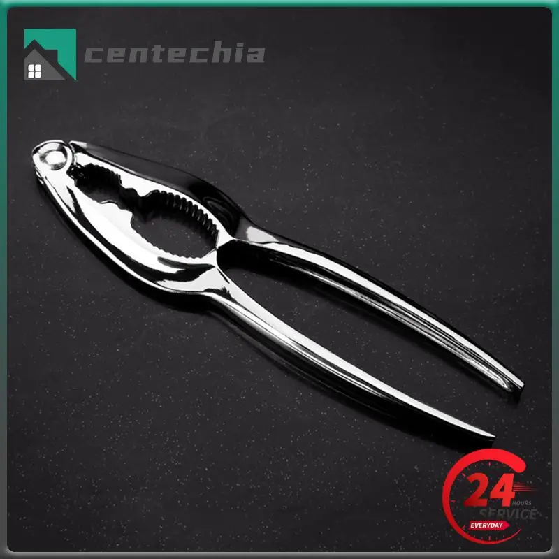 Portable Zinc Alloy Nut Cracker Kitchen Gadgets Tool Sheller Walnut Opener Plier Metal Opener Nutcracker Kitchen Accessories