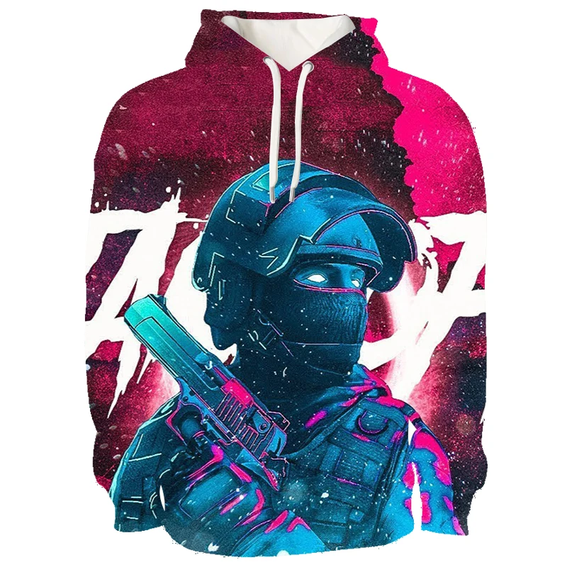 thumbnail image 1 of Sudadera con capucha 3D de Standoff 2 para hombre, ropa de manga larga, sudadera con capucha de juego de disparos de pistola, sudaderas de moda, ropa de calle de gran tamaño, 1 of 5