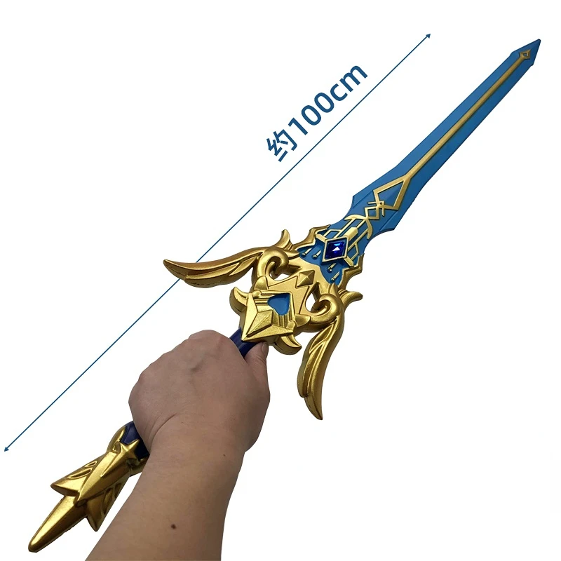 

Genshin Impact Sword Eula Sword Song of Broken Pines Sword 1:1 Cosplay Safety PU Model Weapon Sword 100cm