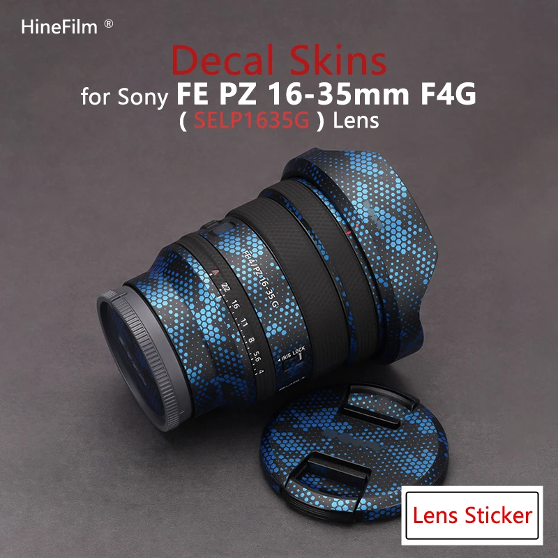 Per Sony Fe Pz 16-35 F4 G Lens Sticker Muslimex Lens Premium Decal Skin 1635 F4G/Muslimah Lens Protector Wrap Cover Film
