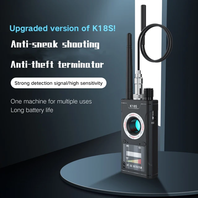 K18S GSM Wireless Detector Camera Audio Bug Finder GPS Signal lens Tracker Detect Multi-function Anti Camera 3