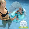 Baby Swimming Float Seat with Canopy Sunshade Inflatable Infant Safety for Pool Beach Swim Floaties Ring Accessories Summer Toy 3