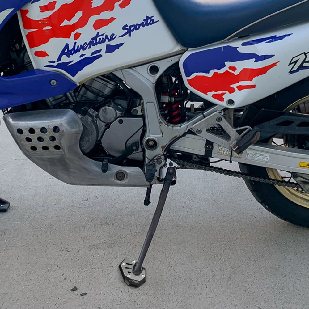 

Motorcycle Side Stand Pad Plate Kickstand Enlarger Support Extension Pad Plate Cover For Honda XRV750 Africa Twin XRV 750 RD07