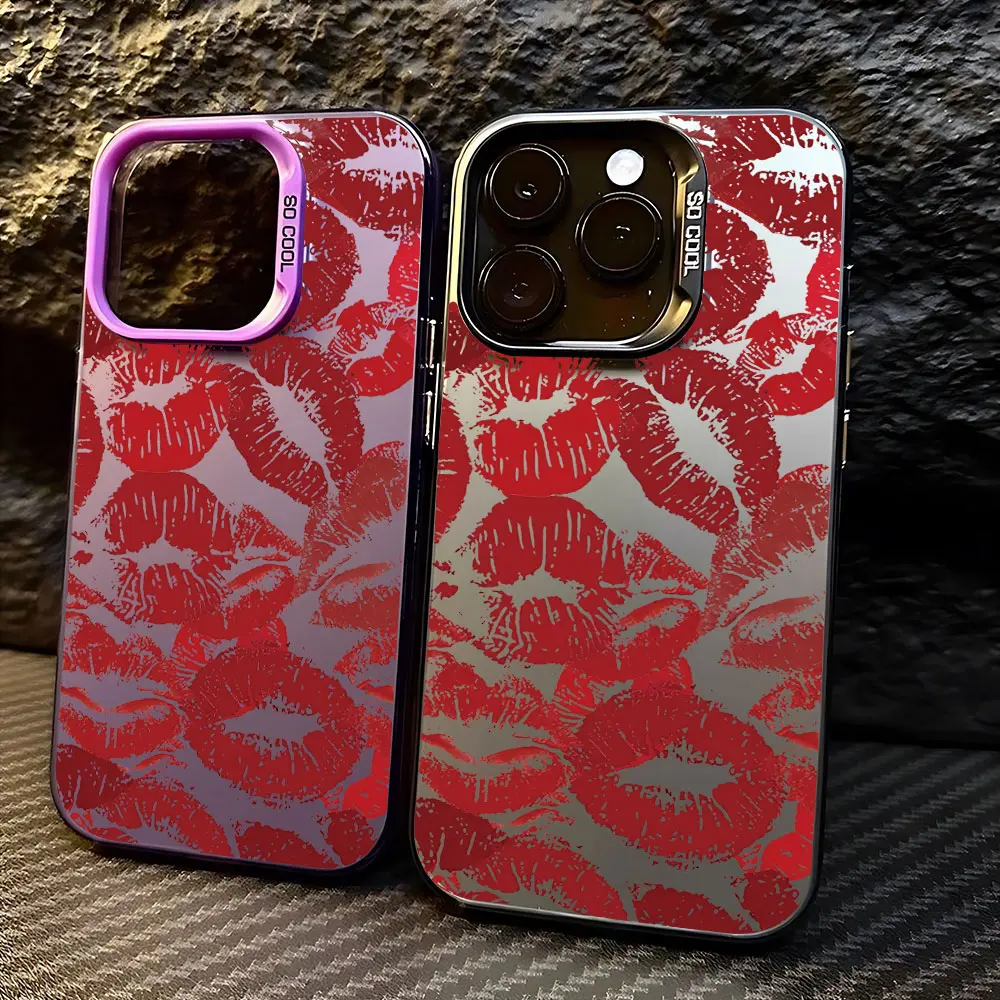 Y2K Original Sexy Kiss Lips Phone Case - Stylish and Protective Cover