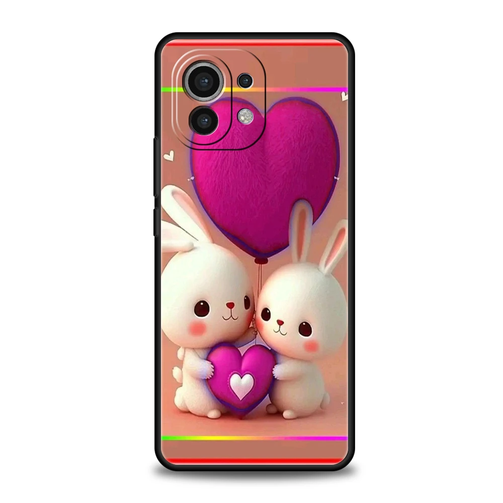 Cute Rabbit with Purple Hat Phone Case - Stylish and Protective Cover