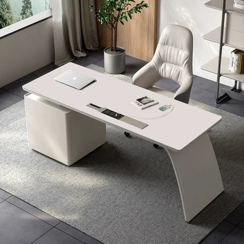 Storage Work Desk Counter Monitor Stand Camera Da Letto Workstation Computer Work Desk Shelf Scvania Gaming Office Desk Decoration