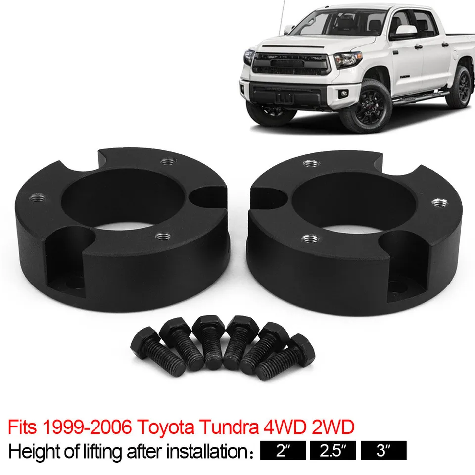 BDFHYK 2.0 Front Leveling Kit Strut Spacer Compatible 2007-21 Tundra BDFHYK 2.0 Front Leveling Kit Strut Spacer Compatible 2007-21 Tundra