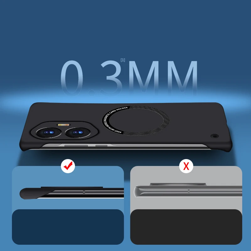 MagSafe Magnetic Solid Color Hard PC Phone Case