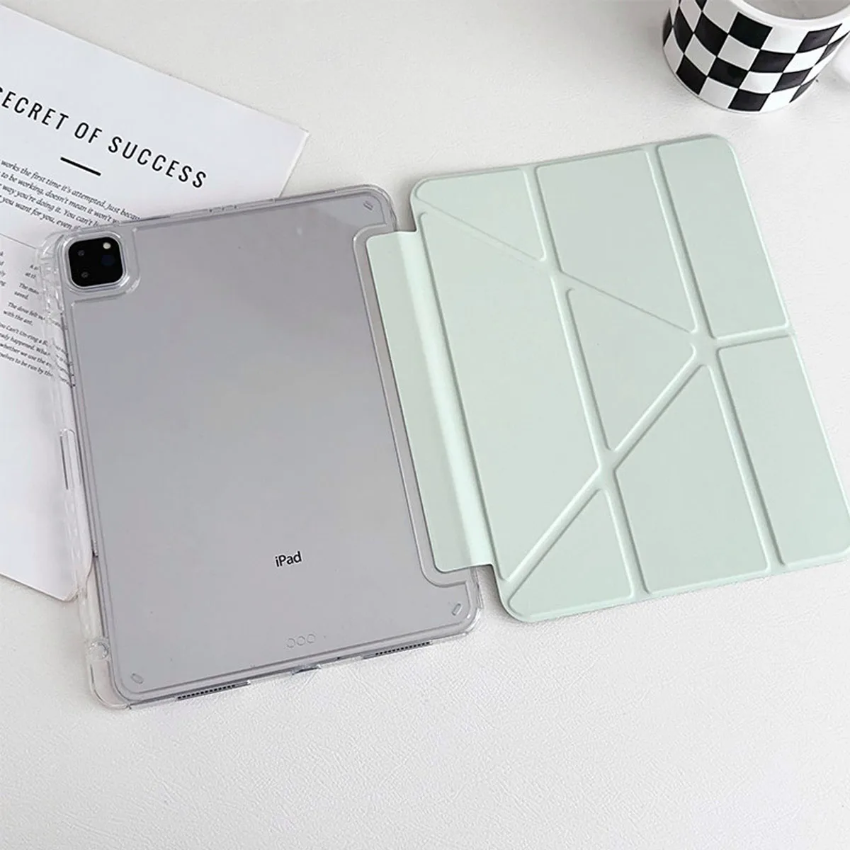 Enhanced Flip Clear Cover - Versatile and Stylish Protection