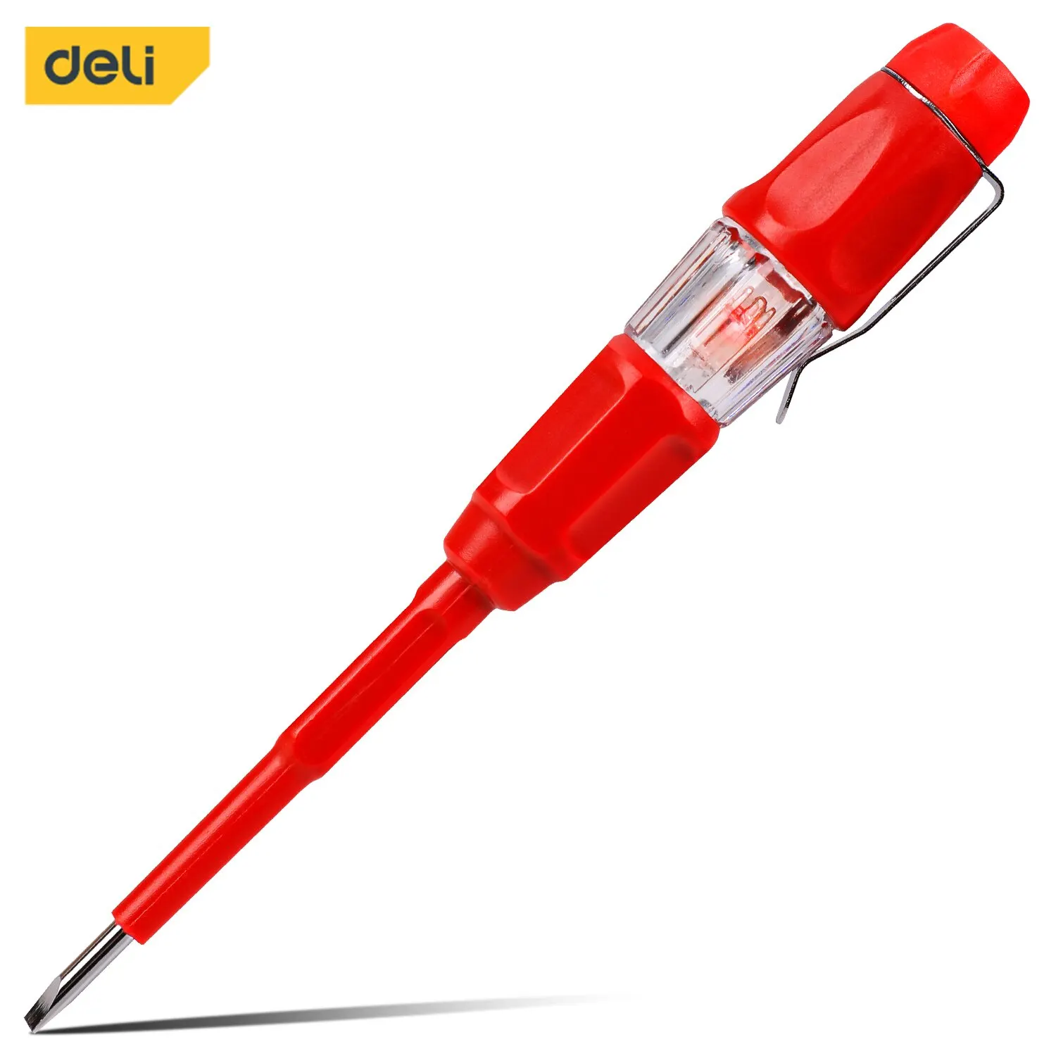 Deli 1000V Electrical Tester Pen Non Contact Induction Voltage