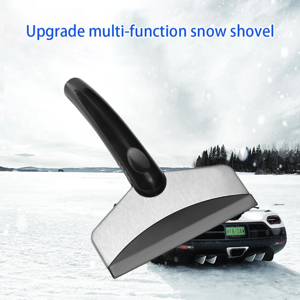 Snow Removal Scraper 1-5PCS Stainless Steel Frost Removal Tool Portable Windshield Ice Scraper For Car Window Snow Cleaning Tool