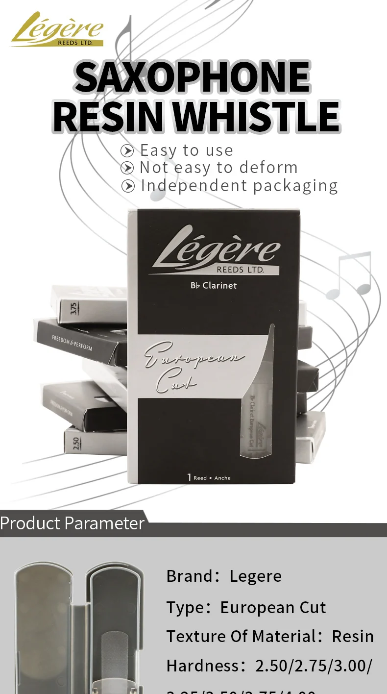 Legere European cut clarinet resin whistle