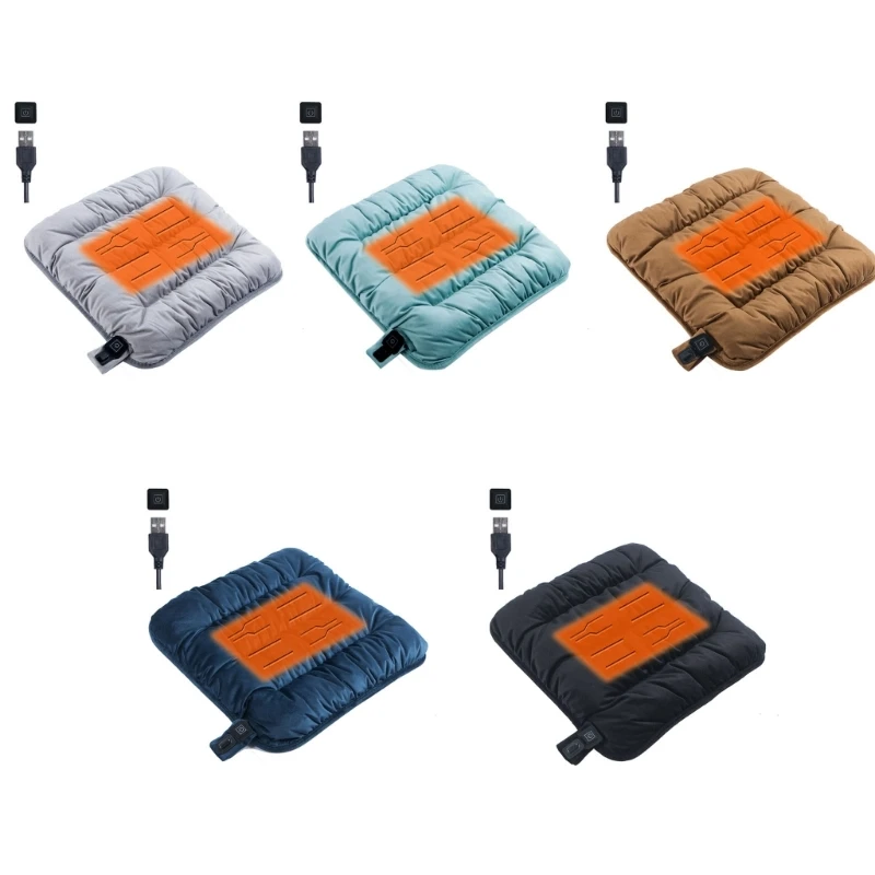 

Электрическая термоподушка с подогревом, напольный стул, сиденье, коврик, портативный складной USB-аккумулятор, электрическая