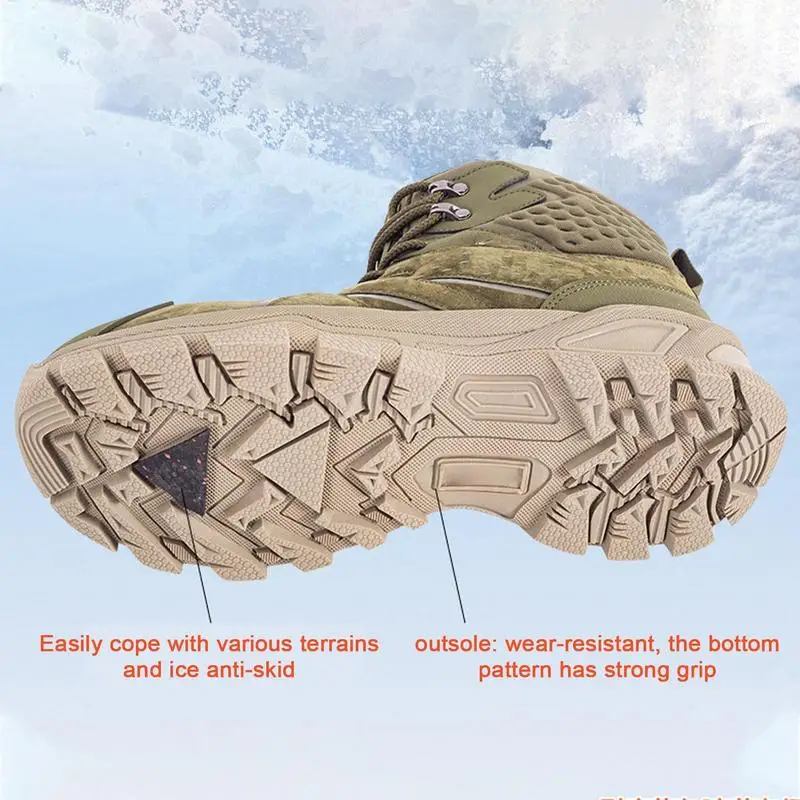 Heated Sneakers Foot Warmer Temperature Controlled Heating Shoes Free-Moving Foot Warmer Non-slip Winter Snow Boot Rechargeable