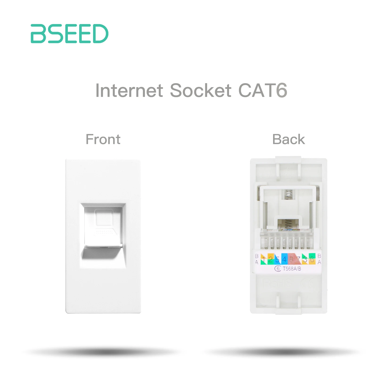 CAT6 Socket White