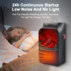 Household Heater Portable 3D Dynamic Simulation Flame Fireplace Heater Low Noise Energy-saving Timed for Winter Home Bedoom Use 1
