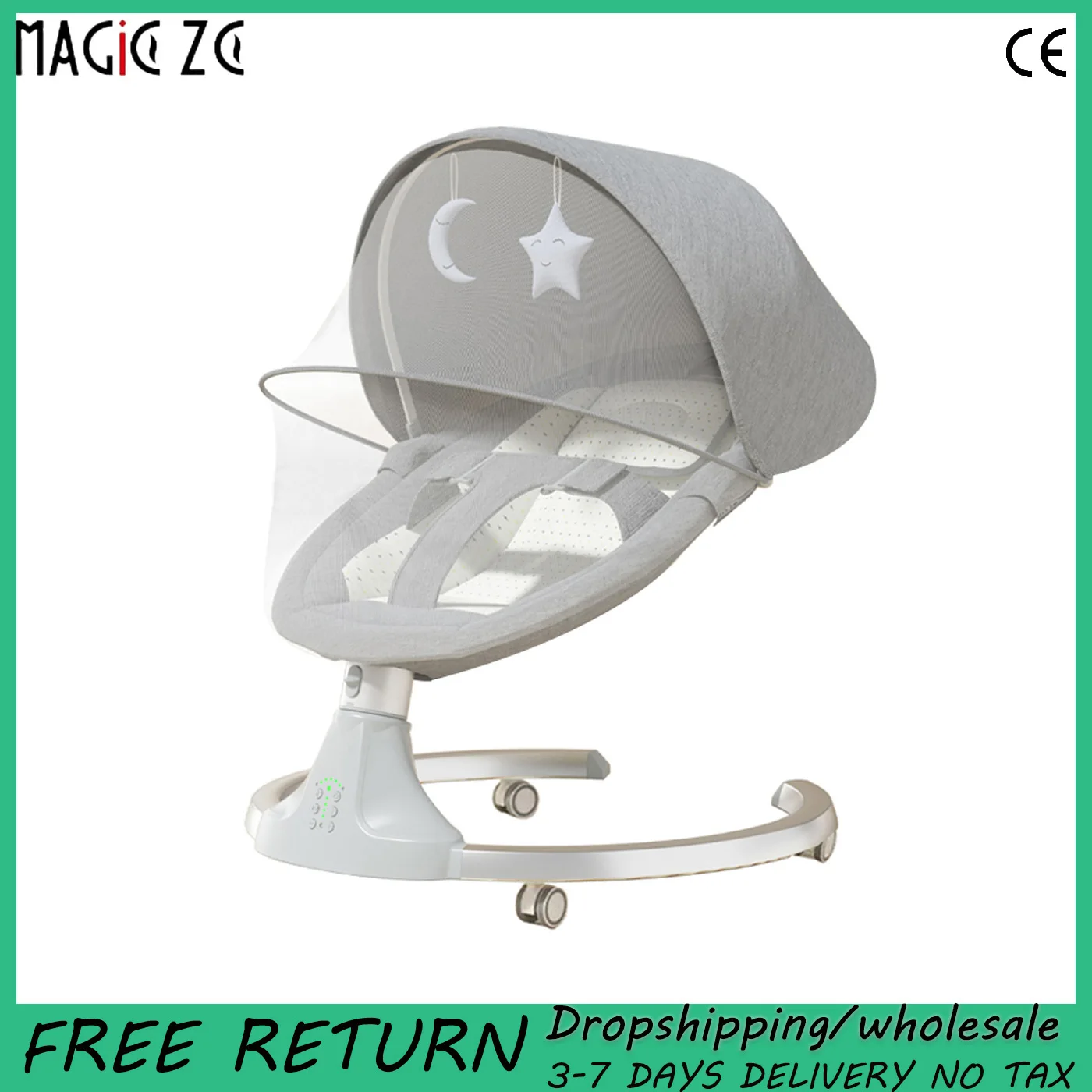 Rocking Baby Bed Cradle baby cribs electric rocking chair for baby baby 0 to 3 months Infant crib baby stuff for newborns