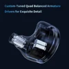 TRN JAWS In Ear Earphones 3DD 4BA 1PD Driver Technology HIFI Monitor Running Headphones Earplug Headset 6