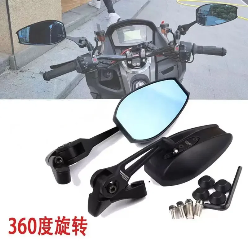 

For BMW S1000R F900R R1250R F900XR Modified Motorcycle Mirrors Wind Adjustable Rotating Rearview Mirror Side