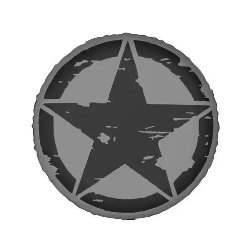 Military Tactical Army Star Spare Tire Cover for Jeep Hummer Pentagram SUV RV 4x4 Car Wheel Protectors 14" 15" 16" 17" Inch - Image 2