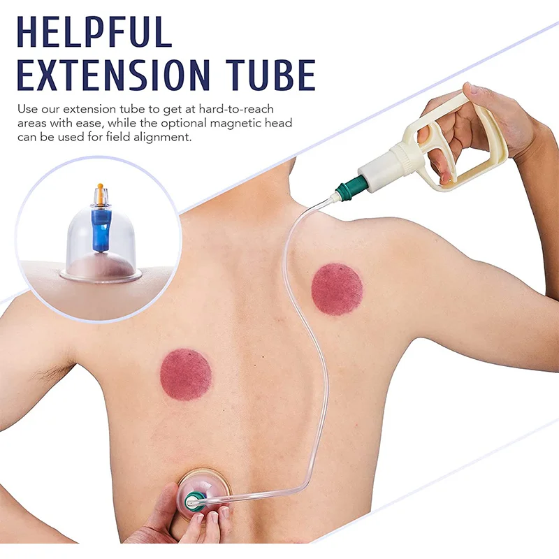6or24  Pieces Suction Cups Massage Vacuum Cupping Body Massager Plastic Vacuum Suction Therapy Cupping Set Cans for Massage 4