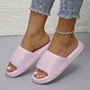 Lucyever 2024 Soft Sole Eva Slippers for Women Lightweight Non Slip Home Slippers Woman Summer Thick Platform Beach Flip Flops 4