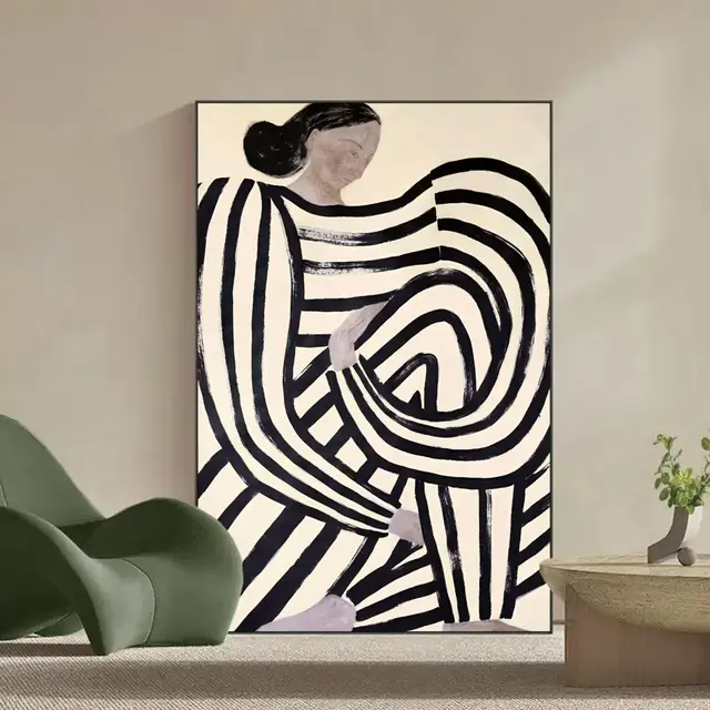 레트로와 현대의 조화로운 조합으로 거실이나 사무실 벽에 예술적인 분위기를 더하세요.