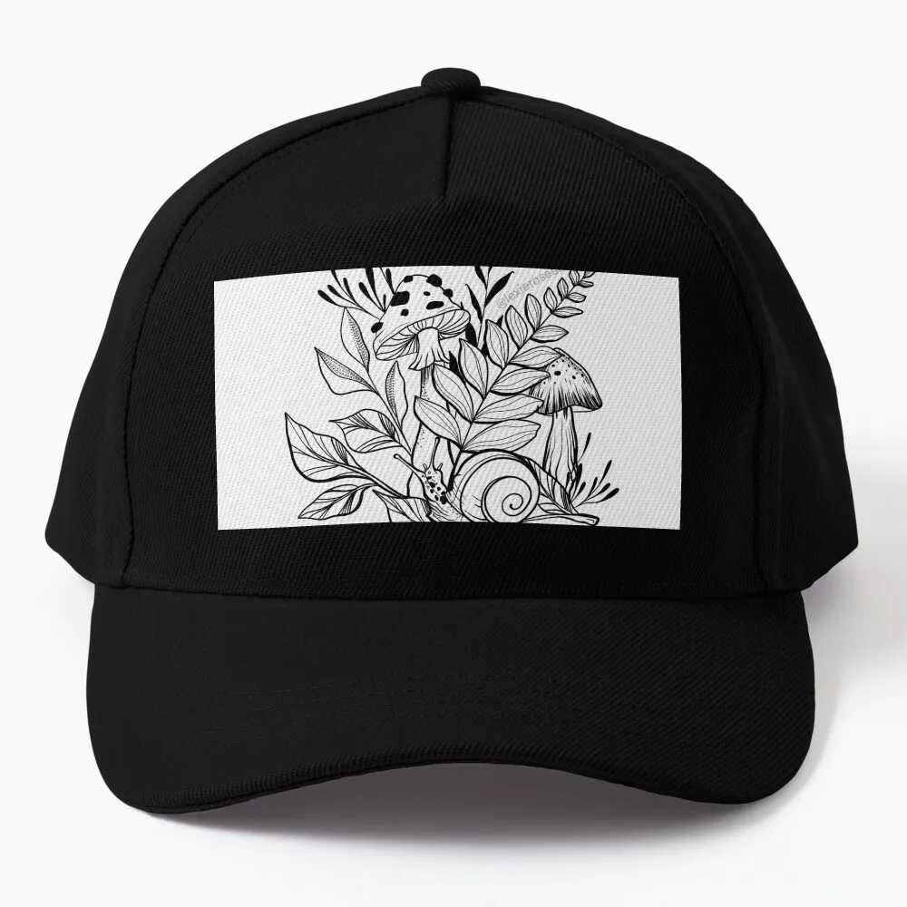 

Mushroom & nature design  Baseball Cap Dropshipping Snapback Cap Christmas Hat Rave Hat Women Men's