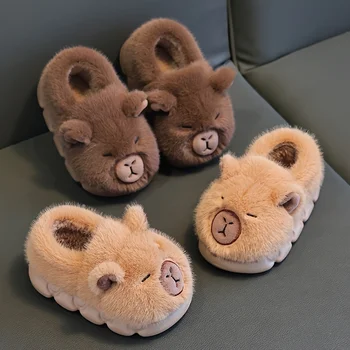 Capybara Winter Slippers 1