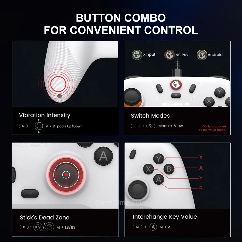 Gamesir T4 Nova Lite   Ʈѷ, ٵ ġ PC  ȵ̵ iOS,  ȿ е Ȧ Ʈ