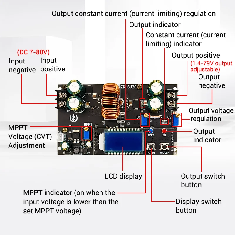 NEW-300W-DC-7V-80V-to-DC1-4V-79V-20A-Power-Boost-Buck-Power-Supply ...
