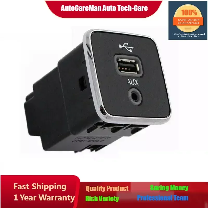 

Передний зарядный порт USB AUX подходит для 2017-2021 Jeep Cherokee Compass 5XG28DX9AD