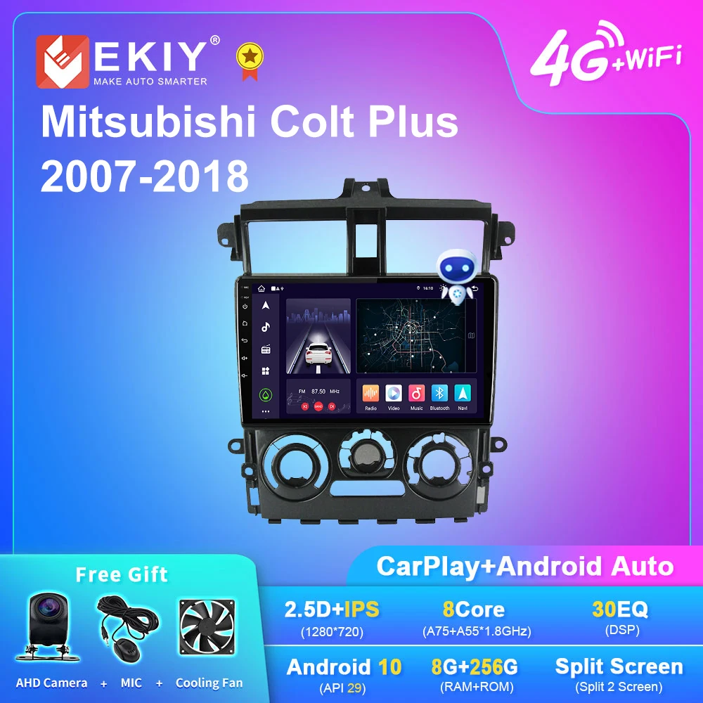 

EKIY X7 Android Car Radio For Mitsubishi Colt Plus 2007-2018 Multimedia Video Player Stereo Auto Carplay Navigation GPS No 2Din
