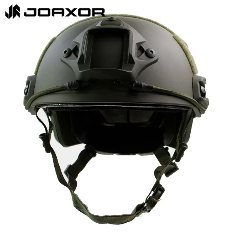 JOAXOR 빠른 MH 전술 헬멧, 하이컷 스탠다드 에디션, 페인트볼 야외 스포츠 사냥 사격용 밀리터리