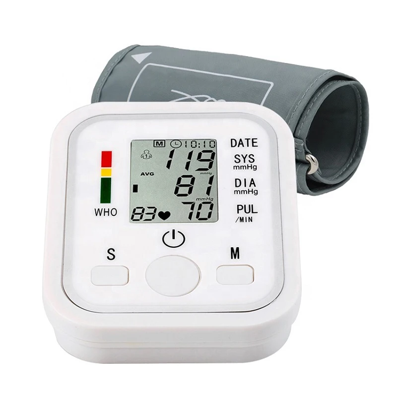 Medical Digital Arm BP Blood Pressure Monitor Tensiometer Tonometer Automatic Sphygmomanometer Heart Rate Pulse Meter