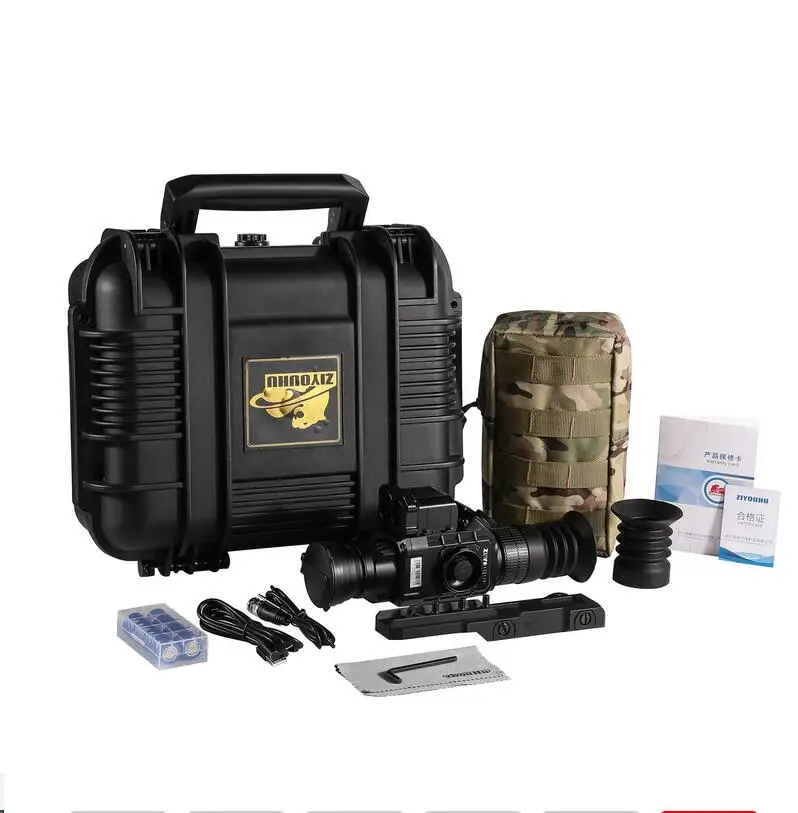 Thermal Imager riflescope Sniper Sight Scope Polaris Series 384*288 Pixel Monocular Thermal Night Vision Riflescope with rail