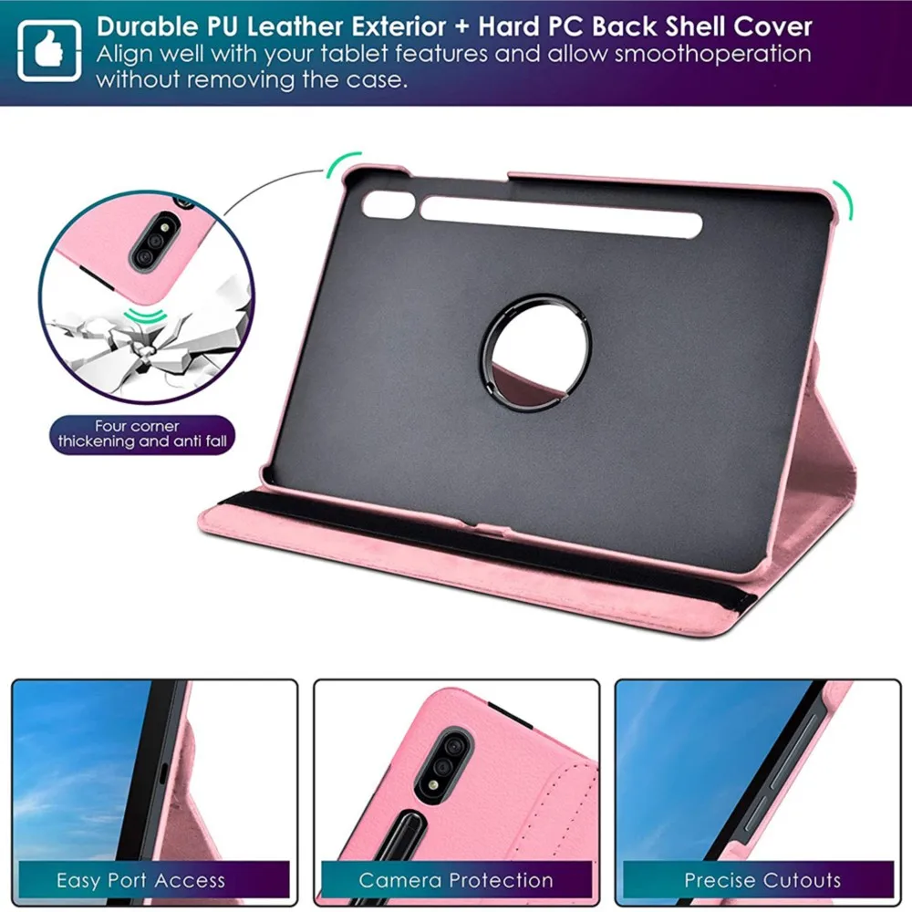 360° Rotating Stand Protective Tablet Case