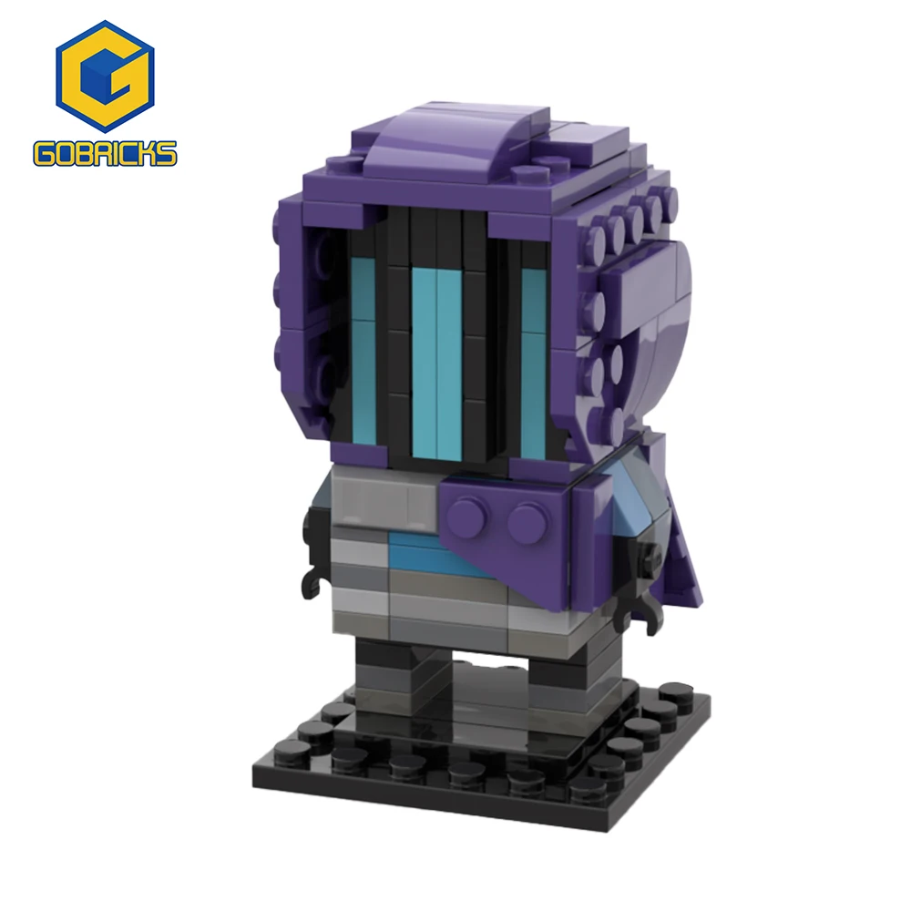 Gioco Validant Brickheadz Building Blocks Omen Action Figure Gaming Building Blocks Puzzle Umano Kawaii Toy For Boys Gift